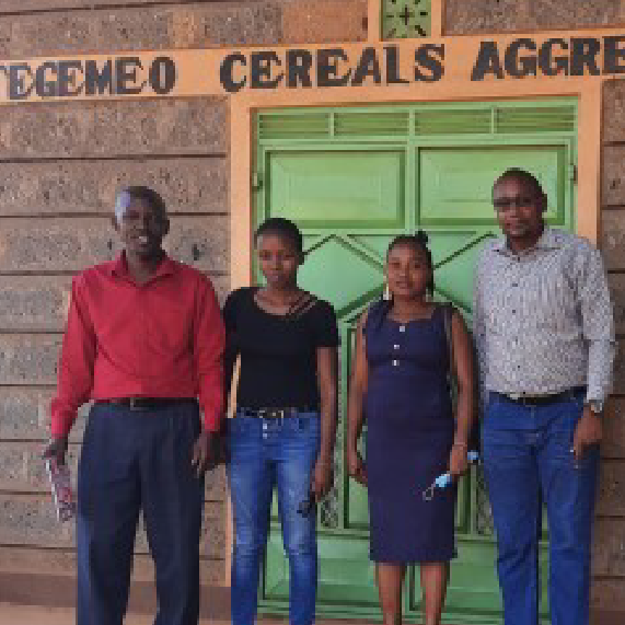Tegemeo Cereals team members gathered outdoors